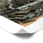 Huntsville, AL Panoramic Map - 1871 Poster (Ecke)