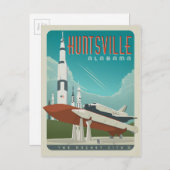 Huntsville, AL Postkarte (Vorne/Hinten)