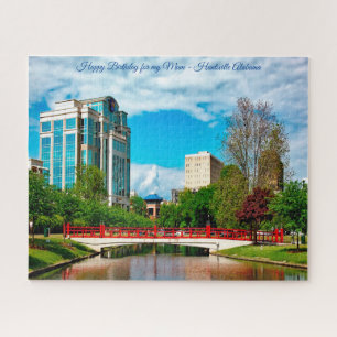 Huntsville Alabama Alles Gute zum Geburtstag Mama Puzzle