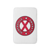 Huntsville Alabama Badematte (Vorderseite Vertikal)