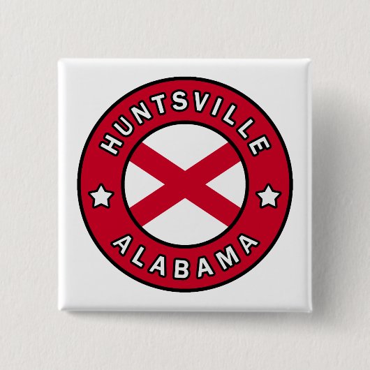 Huntsville Alabama Button (Vorderseite)