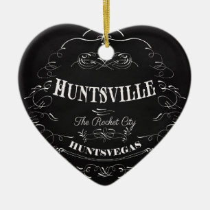 Huntsville Alabama - die Rocket-Stadt Keramik Ornament