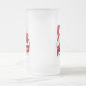 Huntsville, Alabama die Rocket-Stadt Mattglas Bierglas (Mittel)