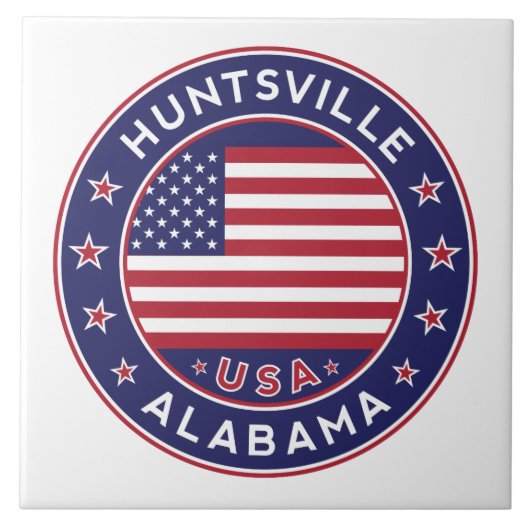 Huntsville, Alabama Fliese (Vorderseite)
