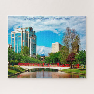 Huntsville Alabama Frohe Weihnachten Opa Puzzle