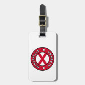 Huntsville Alabama Gepäckanhänger (Vorderseite vertikal)