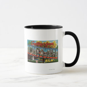 Huntsville, Alabama - große Buchstabe-Szenen Tasse