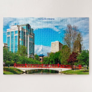 Huntsville Alabama Happy Birthday Son Jigsaw Puzzl Puzzle