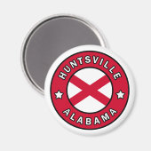 Huntsville Alabama Magnet (Vorderseite/Rückseite)