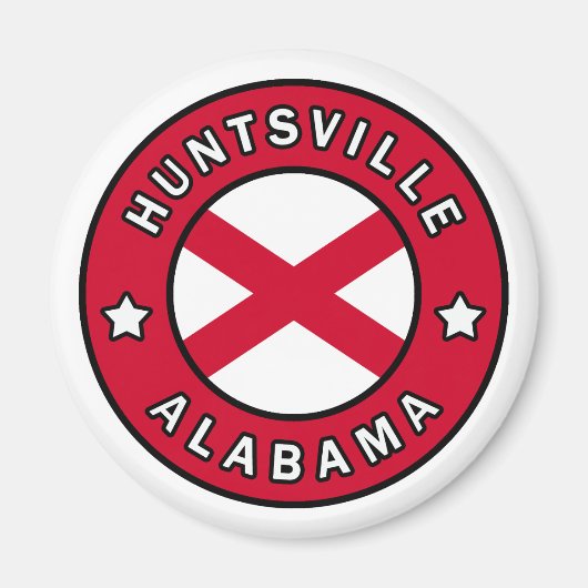Huntsville Alabama Magnet (Vorne)
