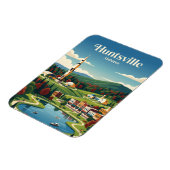 Huntsville Alabama Magnet (Linke Seite)