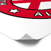 Huntsville Alabama Poster (Ecke)