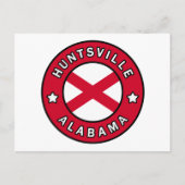 Huntsville Alabama Postkarte (Vorderseite)