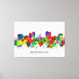 Huntsville Alabama Skyline Leinwanddruck