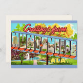 Huntsville Alabama Vintage Postkarte (Vorne/Hinten)