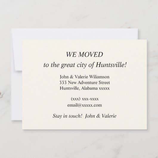 Huntsville Alabama Vintage Postkarte (Rückseite)