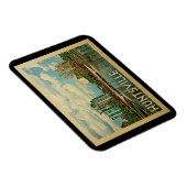 Huntsville Alabama Vintage Reise Magnet (Rechte Seite)