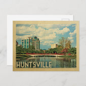 Huntsville Alabama Vintage Reise Postkarte (Vorne/Hinten)