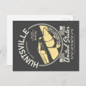 HUNTSVILLE CITY ALABAMA - ROCKET - RAUM POSTKARTE (Vorne/Hinten)