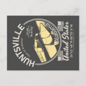 HUNTSVILLE CITY ALABAMA - ROCKET - RAUM POSTKARTE (Vorderseite)