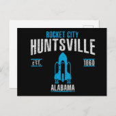 Huntsville Postkarte (Vorne/Hinten)