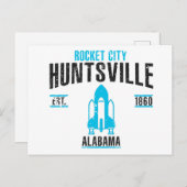 Huntsville Postkarte (Vorne/Hinten)