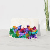 Huntsville Skyline Feiertagskarte (Vorderseite)