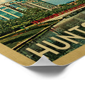 Huntsville Vintage Travel Poster (Ecke)