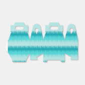 Huntzahne Linien aquamarin blau grün danke Geschen Geschenkschachtel (Ungefaltet)