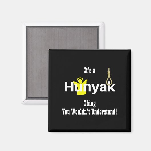 Hunyak Magnet (Vorderseite/Rückseite)