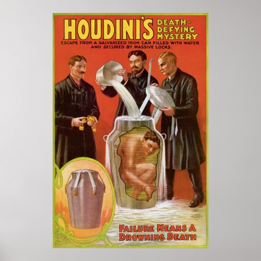 Huodinis todbringendes Mysterium, 1908 Poster (Vorne)