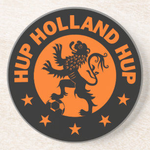 Hup Holland - Editable Hintergrundfarbe Sandstein Untersetzer