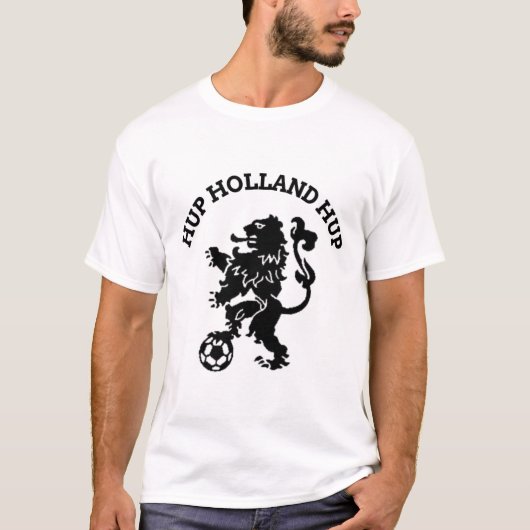 Hup Holland Hup Orange Fußbal Reise T-Shirt (Vorderseite)