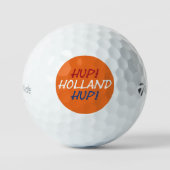 Hup Holland Hup Overlay auf NLD Flag oder tmtp5 gb Golfball (Vorderseite)
