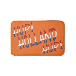 Hup Holland Hup überlagerte sich auf NLD Flag auf  Badematte