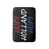 Hup Holland Hup überlagerte sich bei der NLD-Flagg Badematte (Vorderseite Vertikal)