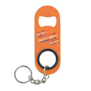 Hup Holland Hup überlagerte sich bei der NLD-Flagg Mini Flaschenöffner