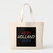 Hup Holland Hup überlagerte sich mit der NLD-Flagg