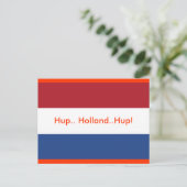 Hup. Holland. Postkarte (Stehend Vorderseite)