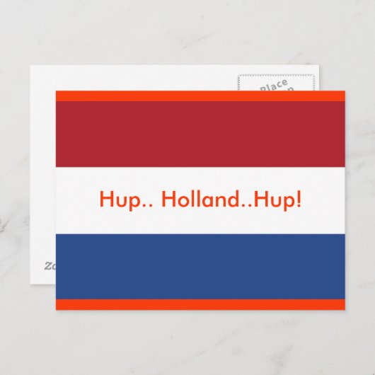 Hup. Holland. Postkarte (Vorne/Hinten)