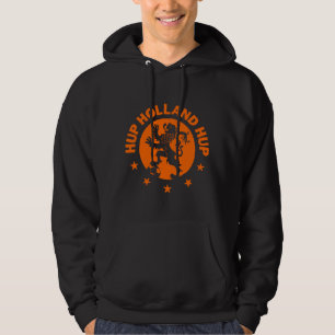 Hup orange niederländischer Löwe Hollands Hup - Hoodie