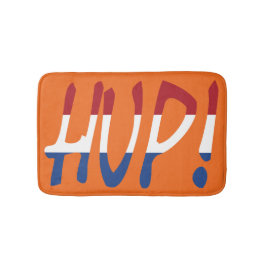 Hup überlagert auf NLD-Flagge auf oder bmcnt Badematte