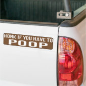 Hupen Sie, wenn Sie müssen Autoaufkleber (Auf Lkw)