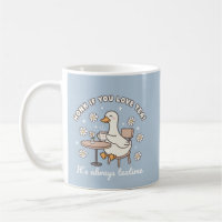 Hupen Sie, wenn Sie Tee lieben Süße Gans Tasse