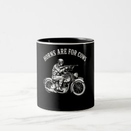 Hupen sind für Kühe Zweifarbige Tasse