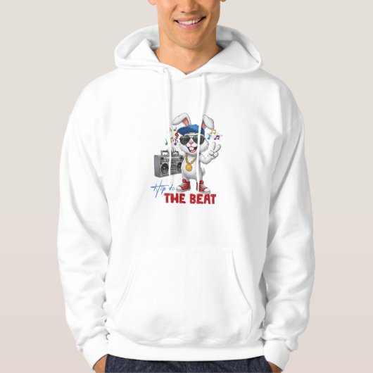 Hüpfe zum Beat Hoodie (Vorderseite)