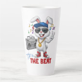 Hüpfe zum Beat Milchtasse (Vorderseite)