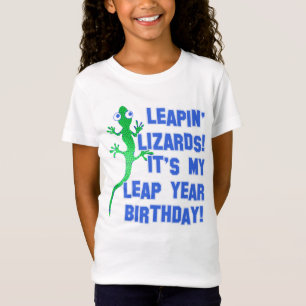HÜPFENDE ECHSEN ES IST MEIN SCHALTJAHRESGEBURTSTAG T-Shirt