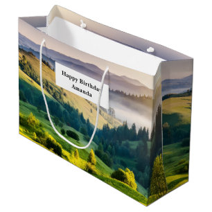 Hüpfende Hügel - Skylines Natur Foto Geburtstag Große Geschenktüte