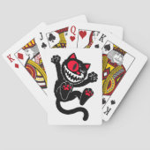 Hüpfende Katze  Spielkarten (Rückseite)